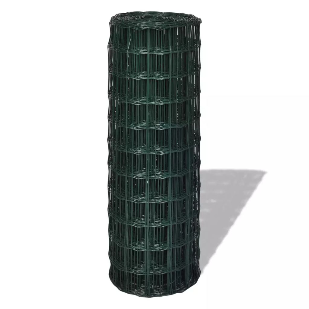 Vidaxl Grillage 25x15 M Avec Mailles Cloture De Jardin Bordure Grille Ferme 140581