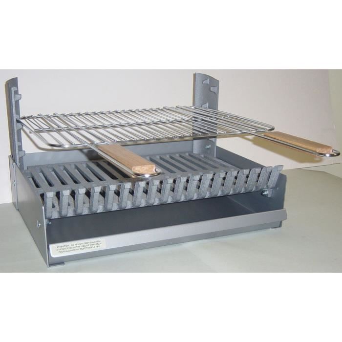Barbecue A Charbon Grilloir Noir 485 X 34 Cm