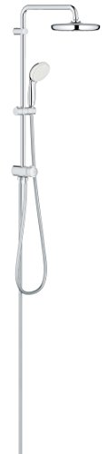 Grohe Tempesta - Systeme De Douche Tempesta 210 Avec Inverseur Manuel Chrome / Blanc