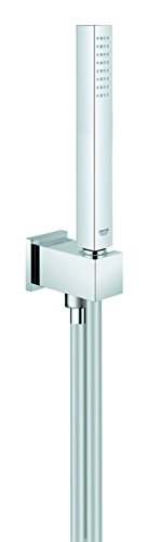 Set De Douche Grohe Euphoria Cube Stick Avec Douchette, Raccord Distributeur Avec Support Mural Et Flexible Anti-torsion