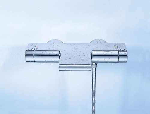 Grohe Mitigeur Mural Thermostatique Baindouche ½ Grohtherm 2000 34174001 Jet Cascade Limiteur De Temperature Economie Deau