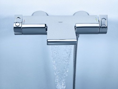 Grohe Mitigeur Mural Thermostatique Baindouche ½ Grohtherm 2000 34174001 Jet Cascade Limiteur De Temperature Economie Deau