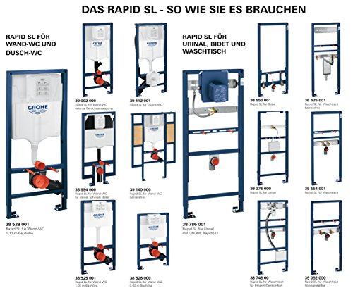 Grohe Rapid Sl - Bati-support Pour Wc Suspendu 113 Cm Standard 38528001