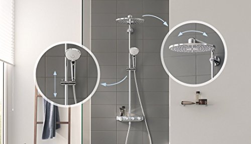 Grohe Euphoria Smartcontrol - Systeme De Douche Rainshower Smartactive 310 Avec Mitigeur Thermostatique Chrome 26508000