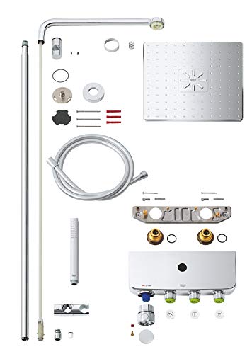 Grohe Euphoria Smartcontrol - Systeme De Douche Rainshower Smartactive 310 Avec Mitigeur Thermostatique Chrome 26508000