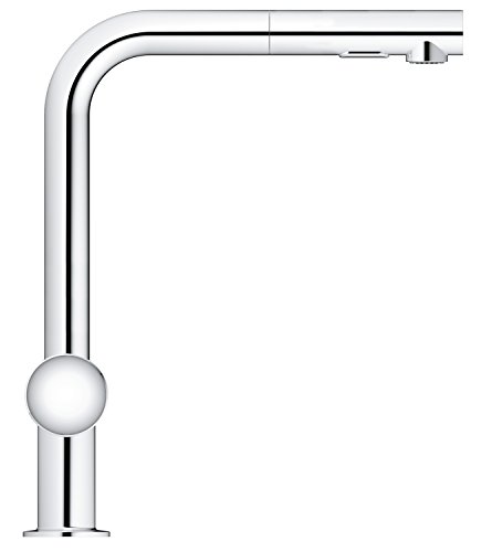 Robinetterie De Cuisine Grohe Minta 30274000 L Size Bec Douchette Chrome Starlight Silkm Easydock