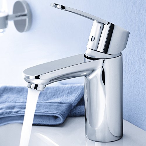 Grohe Eurostyle Cosmopolitan Mitigeur Lavabo 3246820e 1/2, Taille S, Avec Limiteur De Temperature, Corps Lisse, Chrome