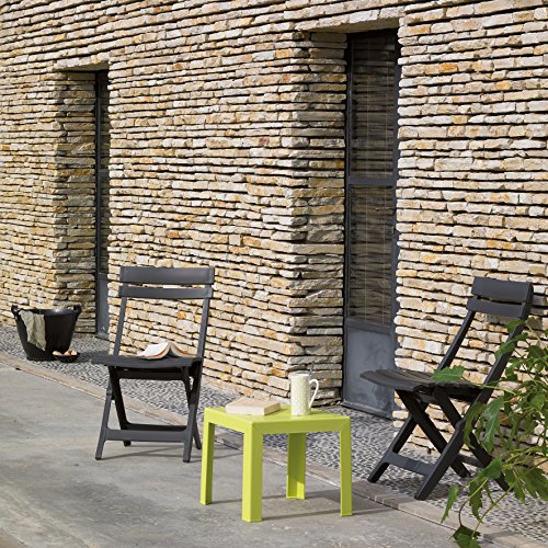Chaise Pliante Miami Grill Me Anthracite Resistante Aux Intemperies Et Facile A Ranger