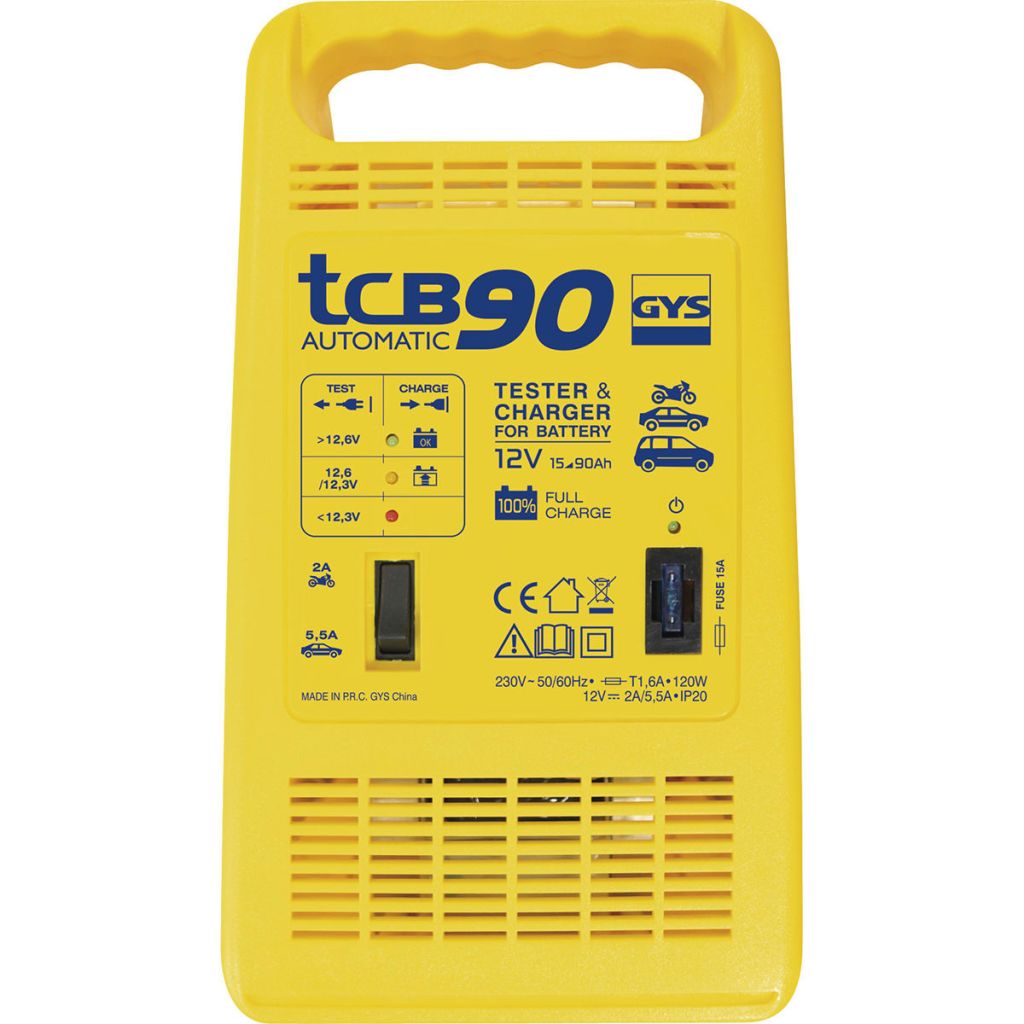 Gys Tcb 90 - Chargeur Automatique - Batteries 12 V De 15 A 90 Ah