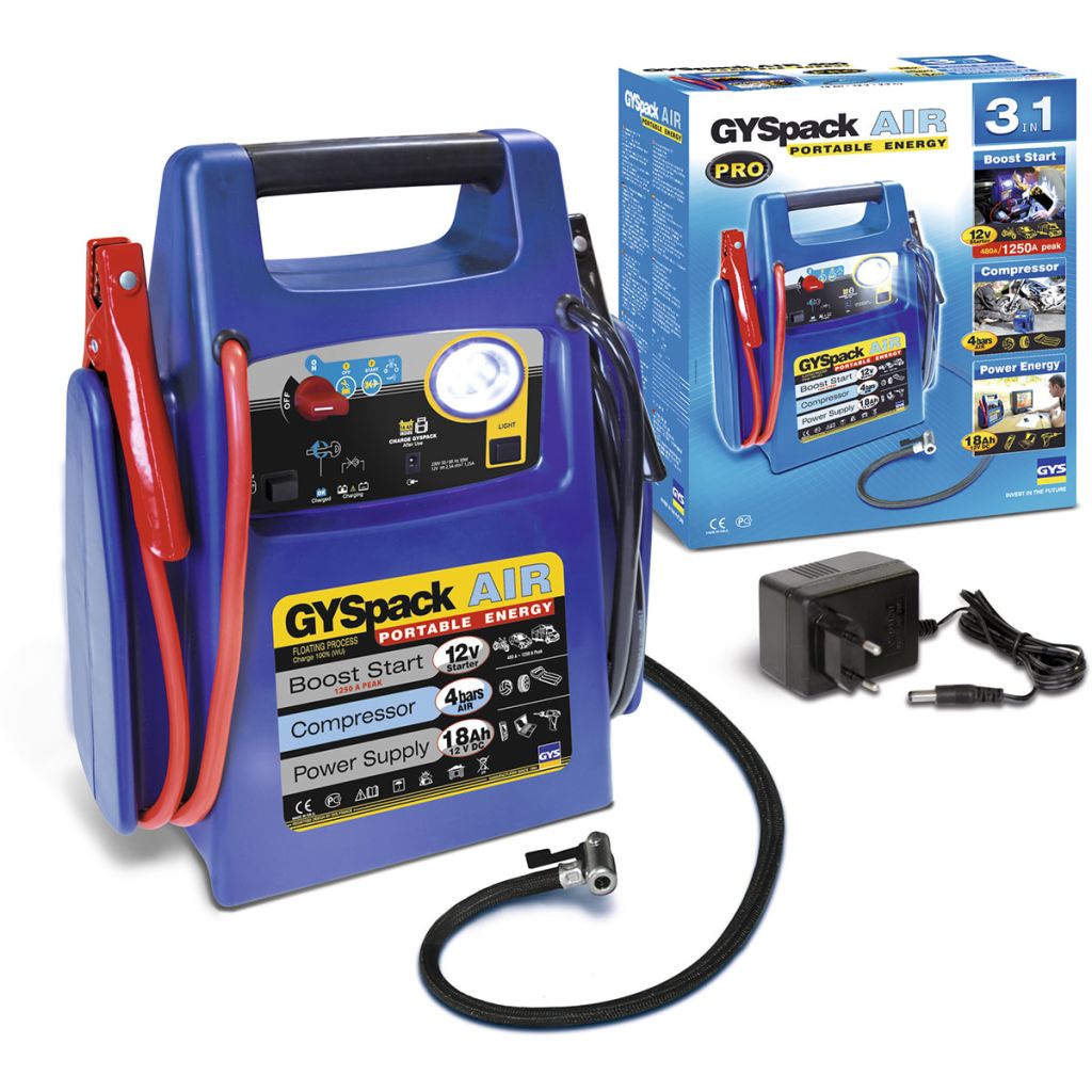 Gys Demarreur Autonome 3 En 1 Gyspack Air 12 V