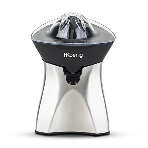 Presse Agrume Electrique Hkoenig Agr60 2 Cones Interchangeables Bec Verseur Anti Goutte Inox