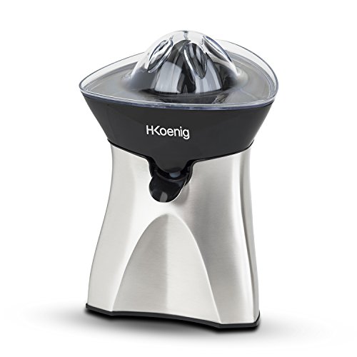 Presse Agrume Electrique Hkoenig Agr60 2 Cones Interchangeables Bec Verseur Anti Goutte Inox
