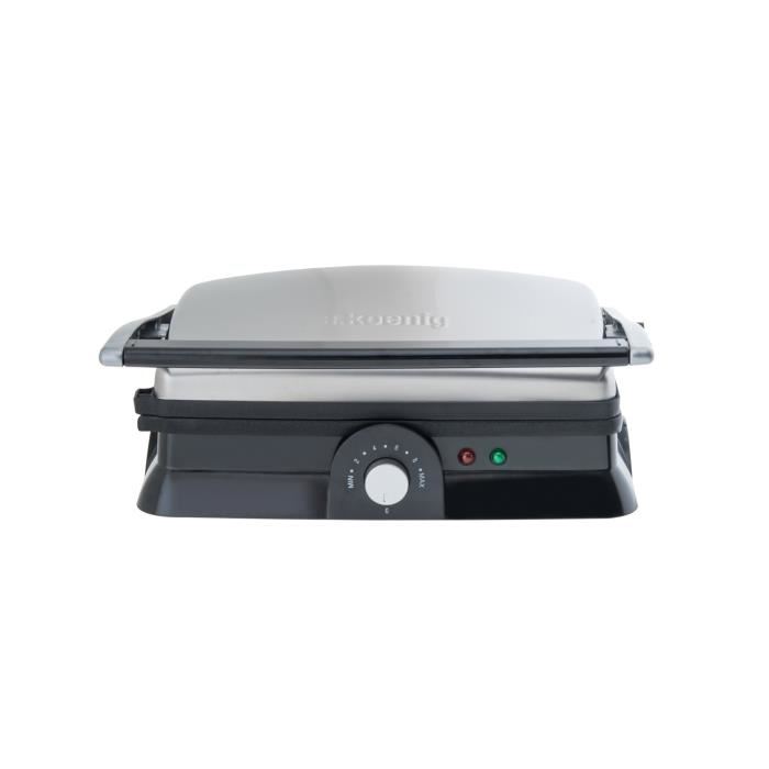 Grill Electrique Hkoenig Gr20 Surface Cuisson 297x23cm Temperature Reglable 2000w Inox