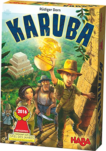 Jeu De Strategie Haba - Karuba - Pour Enfants Et Adultes - Trouvez Les Tresors Caches Dans La Jungle
