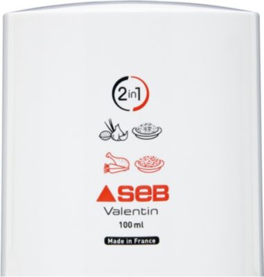 Seb Valentin Mini Hachoir Electrique 220 W 1 Vitesse Lames Inox Capacite 50 G Mixeur Fabrique En France 855306