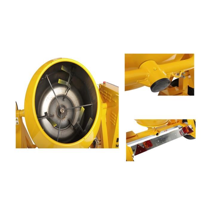 Betonniere Thermique 350l Bt Expert 350 Haemmerlin Moteur Honda Gx 120 Cuve 350l Malaxage 290l