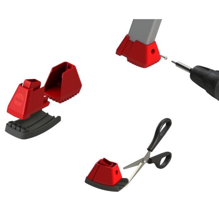 Hailo Lot De 4 Patins Descabeaux Universels