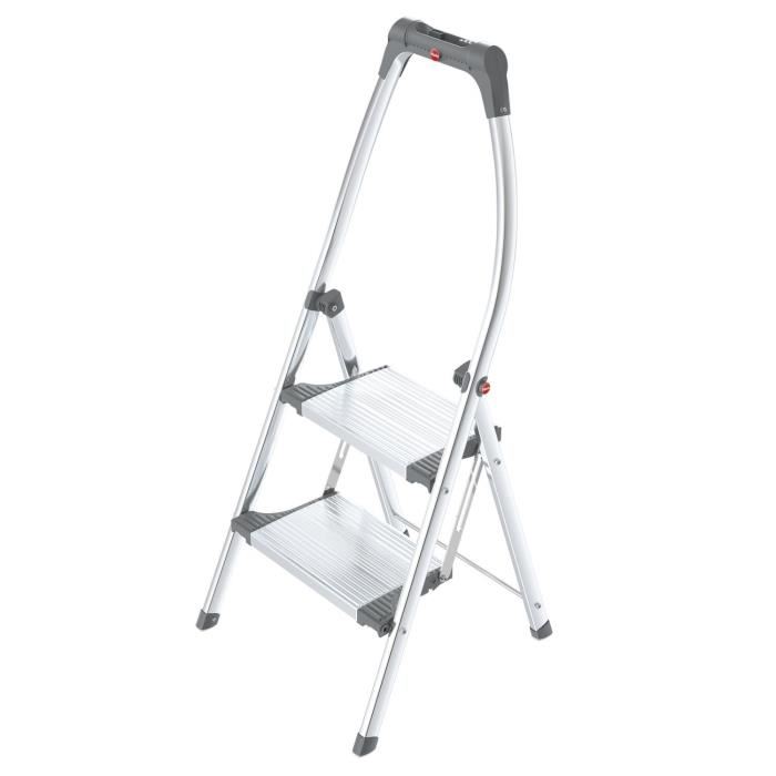 Marche Pied 2 Marches Pliable En Aluminium Hailo Livingstep Plus
