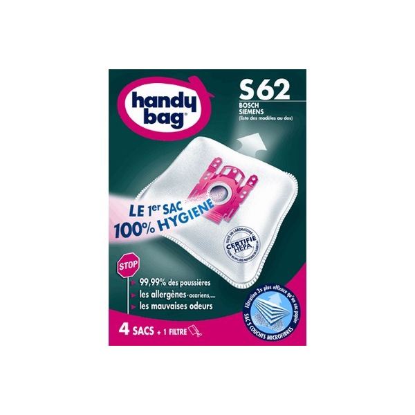 HANDY BAG S62 Sacs Aspirateur Micropor Plus