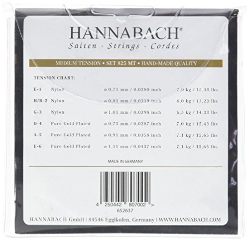Hannabach 652637 Serie 825 Cordes Pour  ...