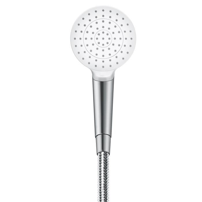 Hansgrohe Ensemble De Douche Crometta 26533400 Barre De Douche 669 Mm, Blanc / Chrome
