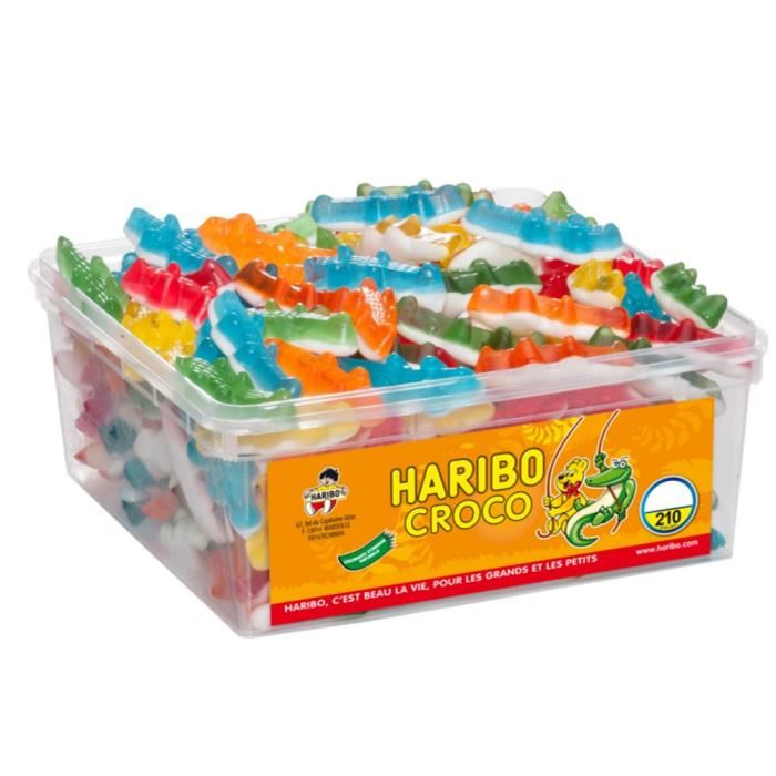 Haribo Bonbon Gelifie Croco X 210 Pie .....