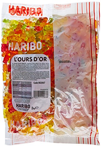 Haribo Bonbon Gelifie L'ours D'or 2 Kg