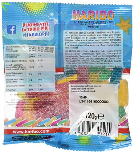 Haribo Frites 120 G - Lot De 5