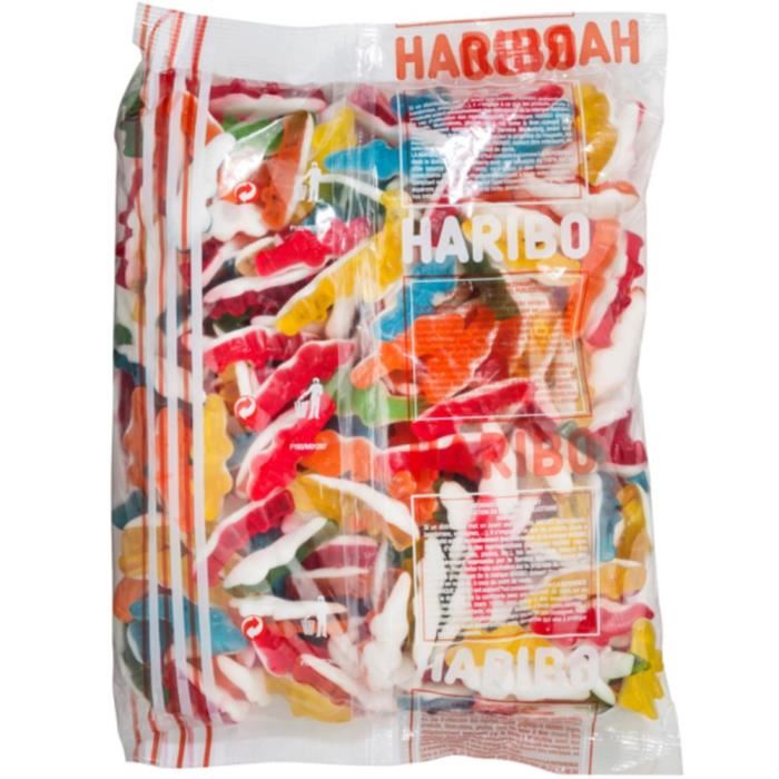 Haribo Sachet De Bonbon Crocodile En Vrac Gros Format - 2 Kg