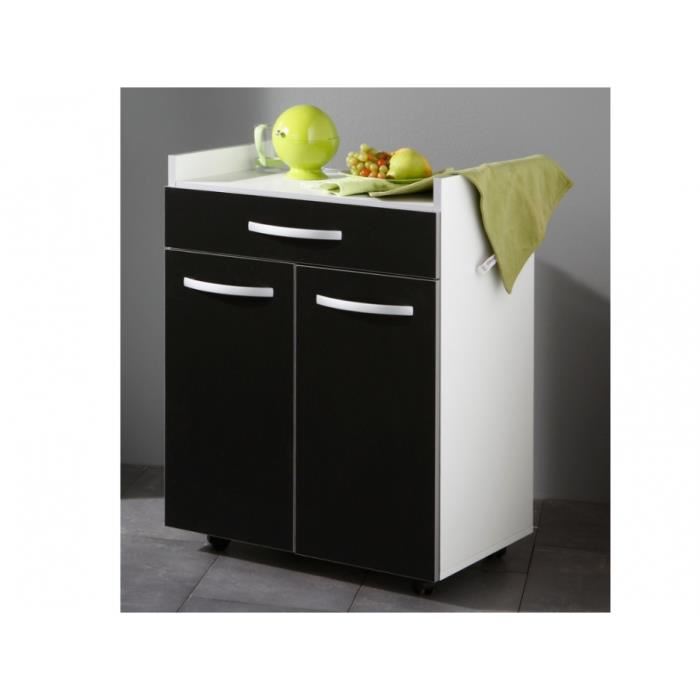 Desserte De Cuisine L 60cm - Blanc Mat - Oslo