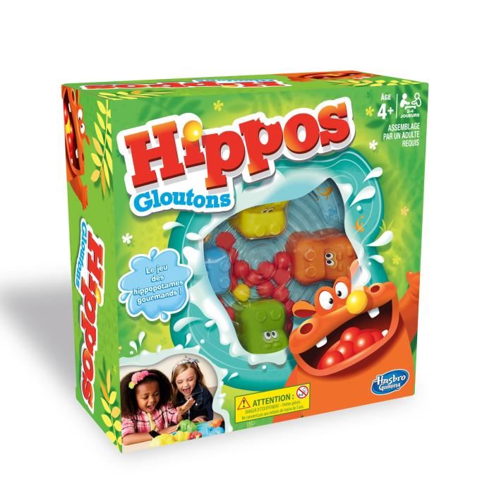 Hippos Gloutons - Jeu De Societe Pour Enfants - Version Francaise