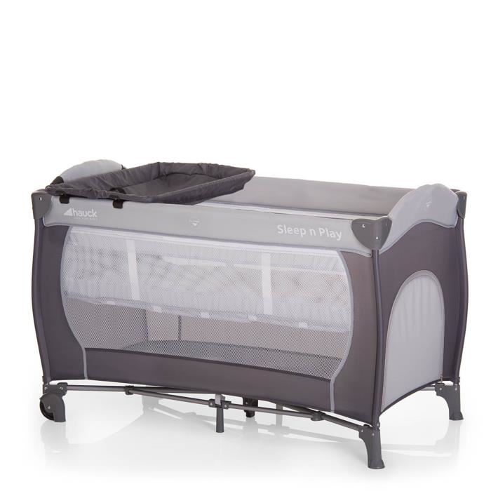 Hauck Lit Parapluie Sleep N Play Center Avec Plan A Langer Stone