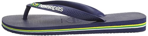 Havaianas Unisex Brasil Logo Navy Blue