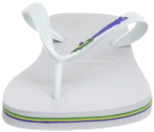 Havaianas Unisex Brasil Logo White 67