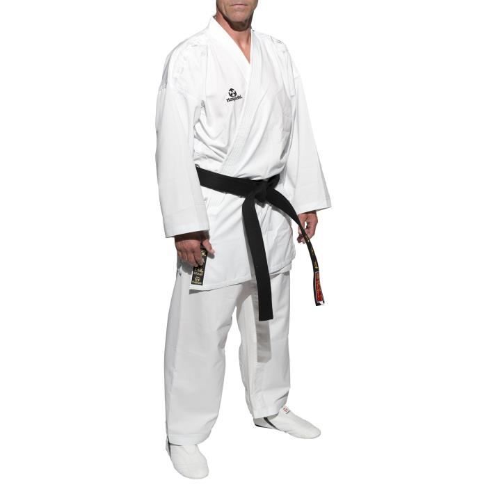 HAYASHI Kimono de karate Tenno Premium 2 officiel WKF 190 cm Blanc