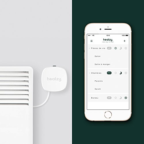heatzy Boitier de controle de chauffage Thermostat de chauffage controlable a distance Categorie Videosurveillance 