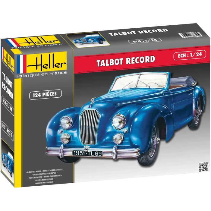 HELLER Maquette Talbot Lago Record Echelle 124