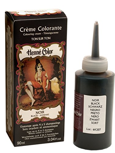Henne Color Creme Colorante Noir 90 Ml