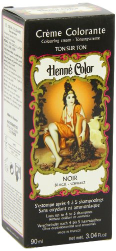 Henne Color Creme Colorante Noir 90 Ml