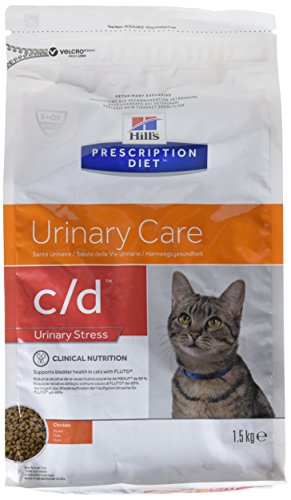 Hill's Prescription Diet C/d Urinary Stress Croquettes Pour Chat - 1.5kg Au Poulet