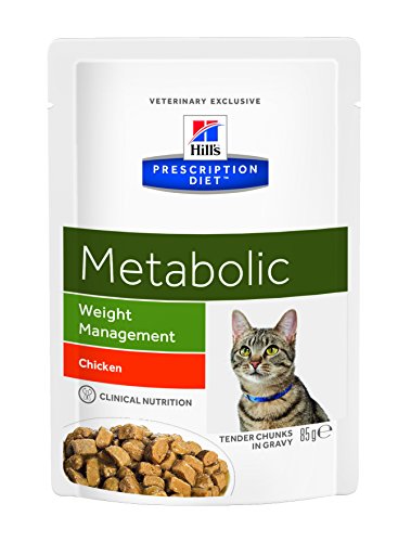 Hill's Prescription Diet Metabolic Sachets Pour Chat Au Poulet - 12x85g