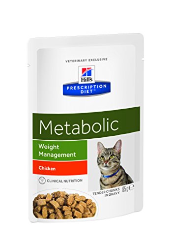 Hill's Prescription Diet Metabolic Sachets Pour Chat Au Poulet - 12x85g