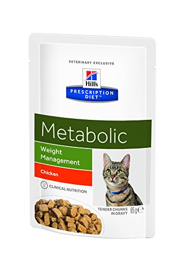 Hill's Prescription Diet Metabolic Sachets Pour Chat Au Poulet - 12x85g