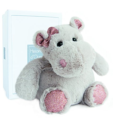 Peluche - Histoire Dours - Hippo Girl - 25 Cm - Fille - Beige Et Marron