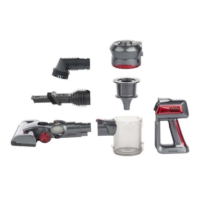 Aspirateur Balai 2 En 1 Sans Fil Powerclean Hkoenig Up600 3 Vitesses Puissance 155w