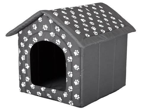 Hobbydog Dog House, Gris Avec Pattes, L