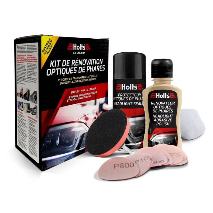 Kit Renovateur Doptique De Phare Holts