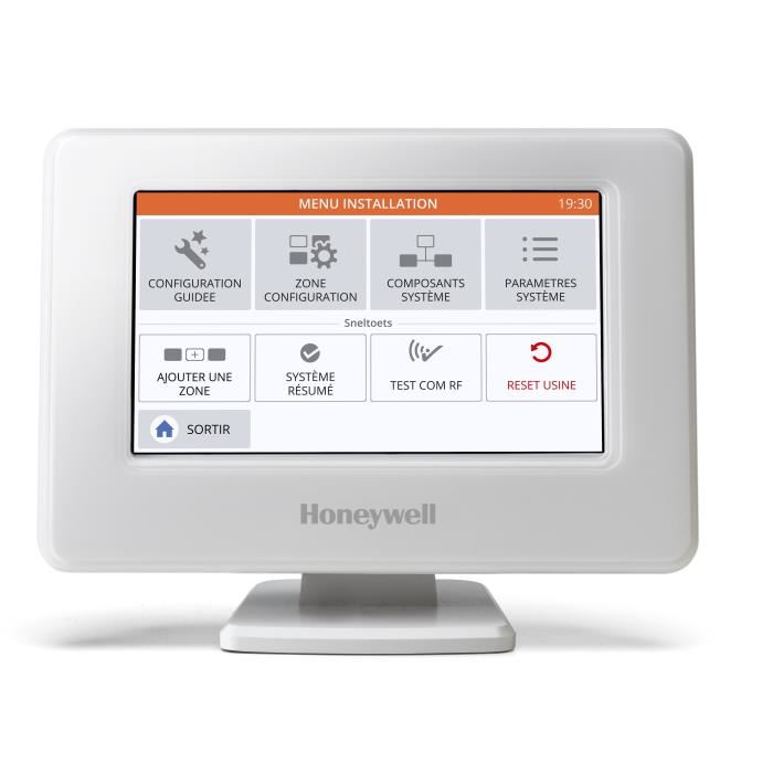 Honeywell Evohome Thermostat Multizone Connecte Avec Relais De Commande Chaudiere Et 2 Tetes Thermostatiques Programmables