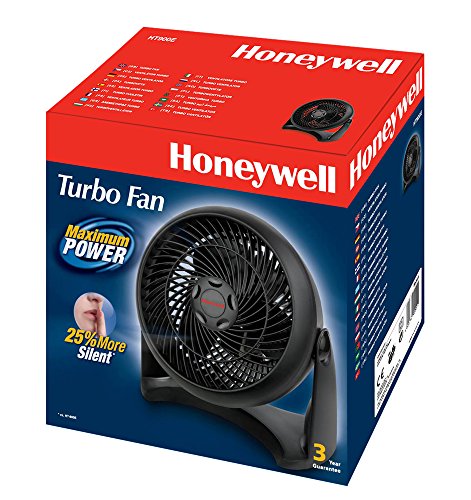 Honeywell Ht-900e Turbo-ventilator Ventilateur Puissant Et Silencieux (noir)