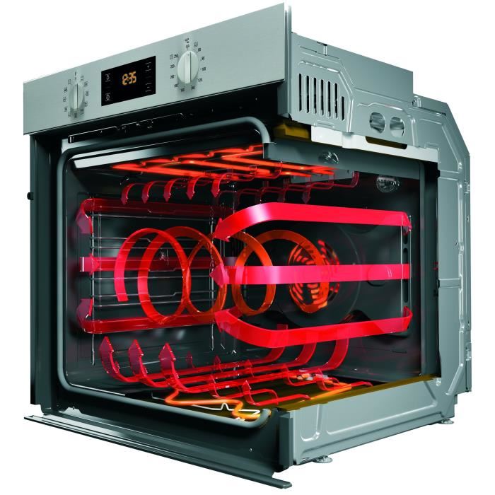 Hotpoint Fa4 860 P Ix Four Electrique Encastrable Chaleur Pulsee 66l Pyrolyse A Inox